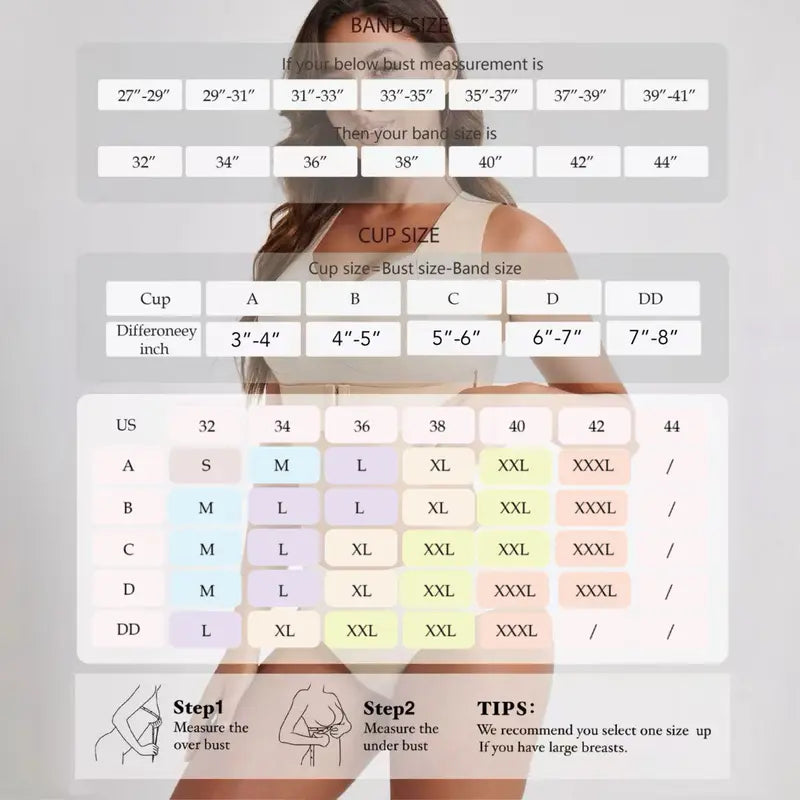 LAST DAY - BUY 1 GET 1 FREE😍Women’s Push-Up Posture Support Bra – Wireless Front-Closure Shaping Bra with Back-Smoothing Support, Wide Straps & Molded Cups