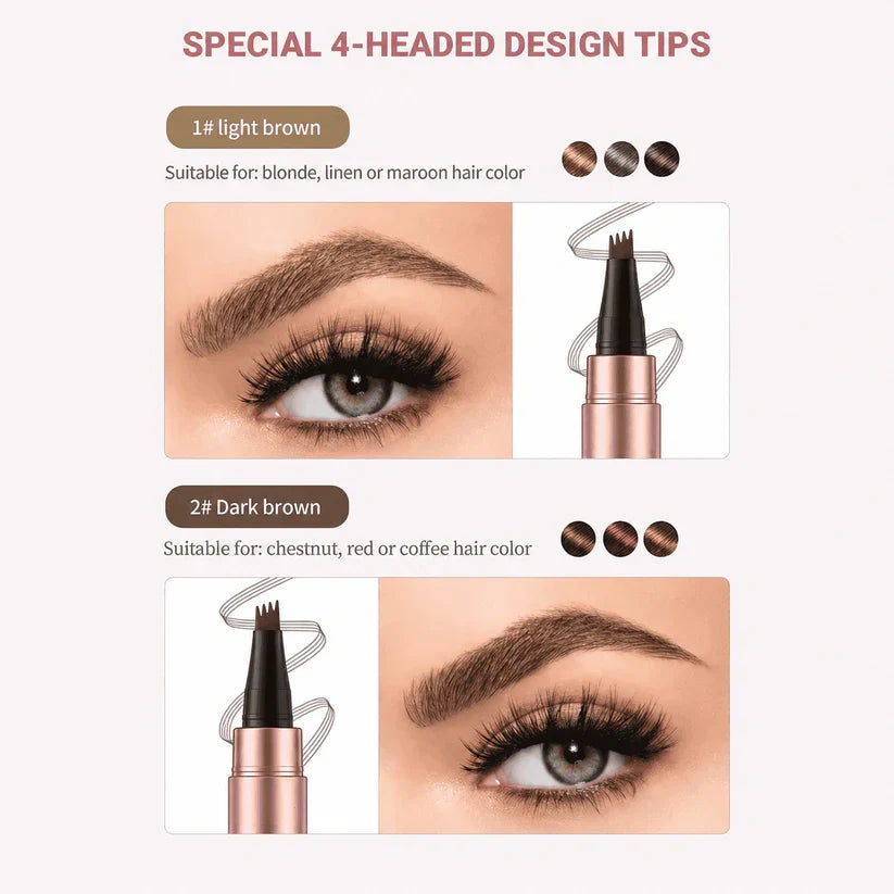 Waterproof Micro-Fork Eyebrow Pencil