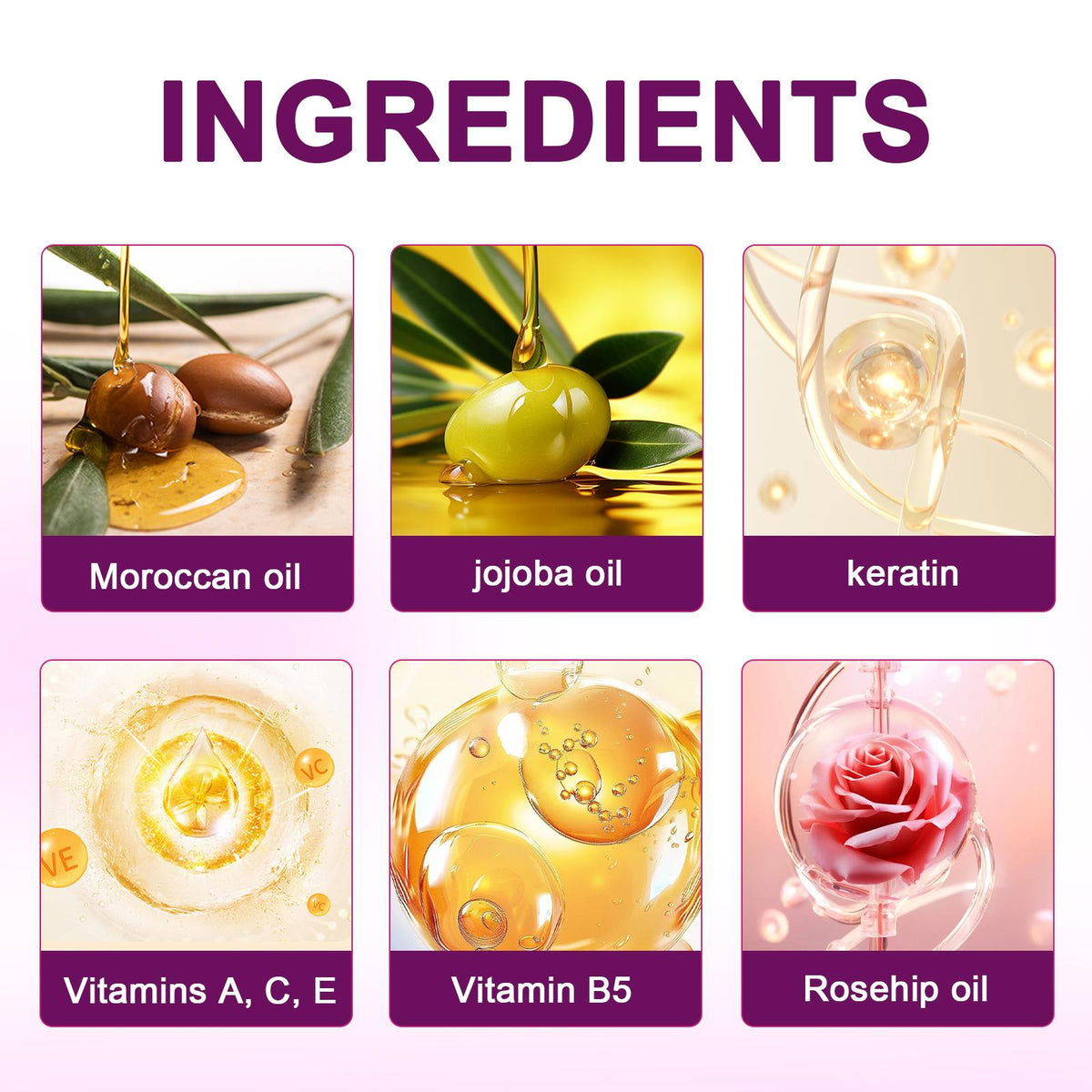 Hair serum ingredients