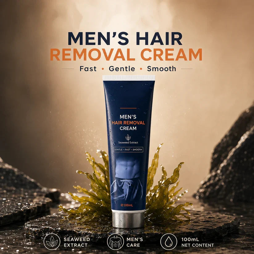 LAST DAY - BUY 1 GET 1 FREE😍 Men’s Hair Removal Cream | Easy Apply, Smooth Skin ✨