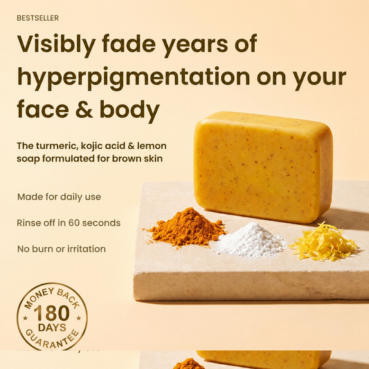 ✨lemon turmeric — 🧴kojic acid brightening soap