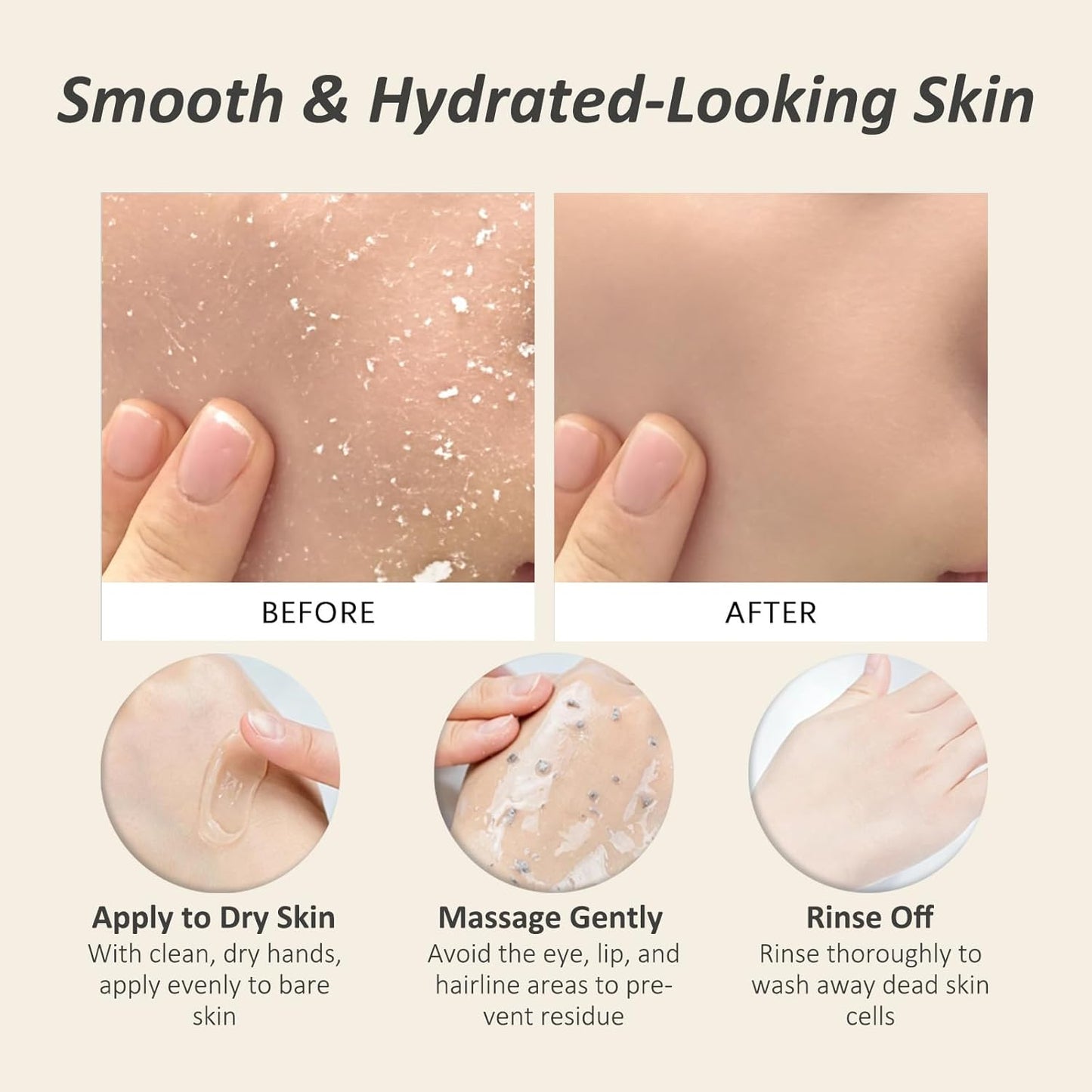 ✨Triple Enzyme Green Tea Aqua Peel Gel, Gentle Deep-Pore Facial Exfoliator with Natural Cellulose, Removes Dead Skin and Reveals Smoother, Cleaner-Looking Skin