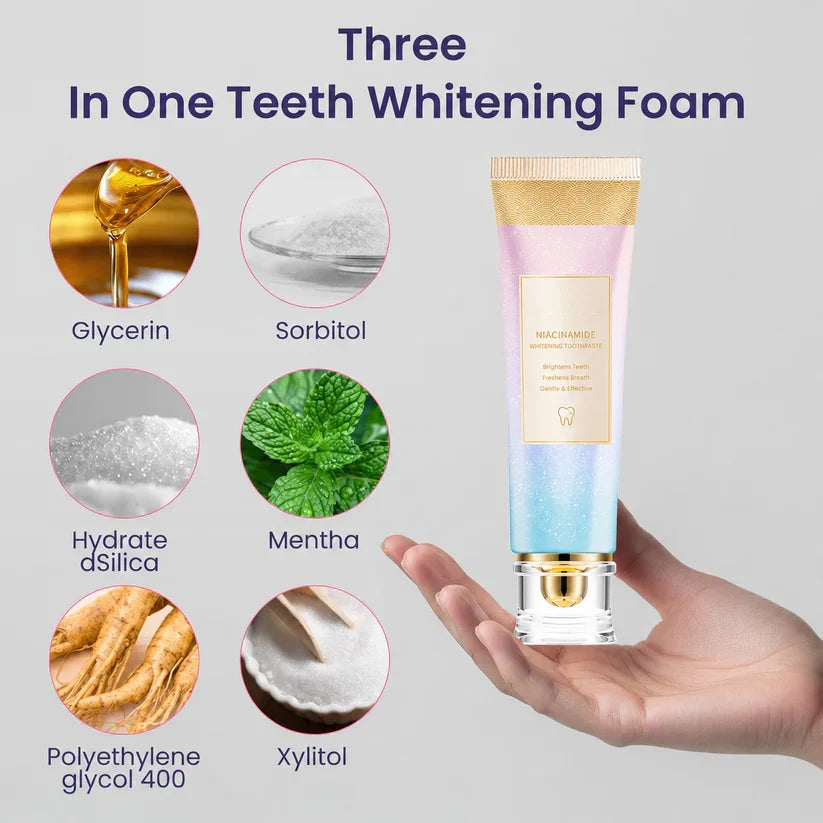 Triple Fluoride-Free Whitening Niacinamide Toothpaste