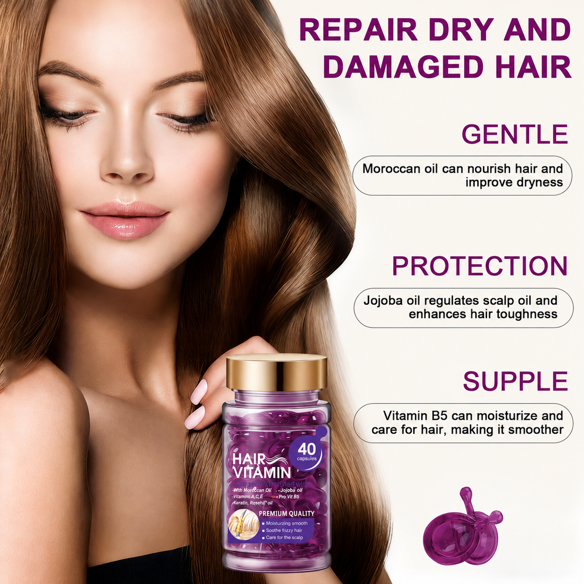 Hair vitamin serum benefits