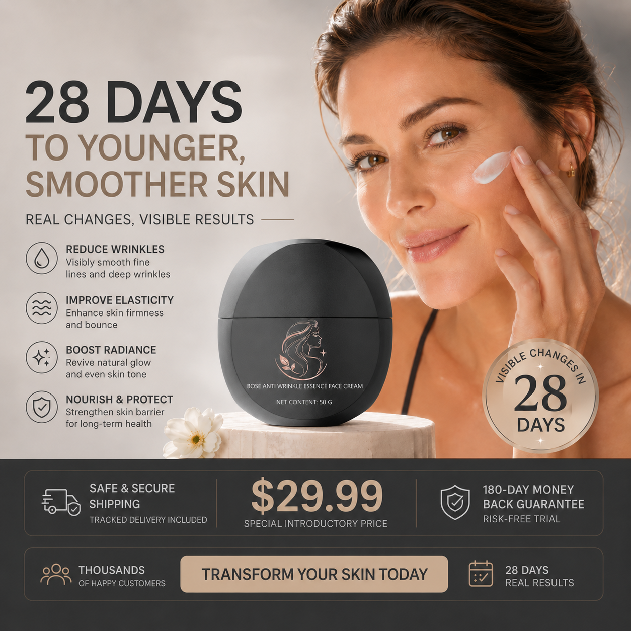 LAST DAY - BUY 1 GET 1 FREE😍BOSEYIN BLACK BANDAGE FACE CREAM